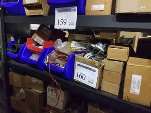 lot 160 image: Furnace Parts - Flame Sensors, Ignitors, Lennox 19W94 Ignition Control Kit, Lennox 97H04 Ignition Control with Watchguard (in box, on shelf)
