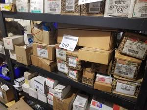 lot 169 image: Ignitors, Gas Valves, Wire Harnesses (in box, on shelf)