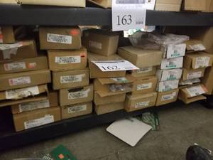 lot 162 image: Furnace Control Panels, Fan Control Panels (in box, on shelf)