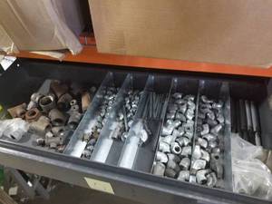 lot 213 image: Hardware - Pipe Fittings (in 2 drawers)