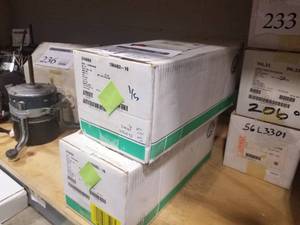 lot 234 image: Lot of (2) 26W69 Fan Condenser (in 2 boxes)
