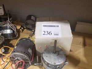 lot 236 image: Lot of (4) Single Phase Motors