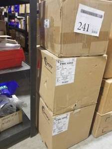 lot 241 image: Lot of (3) Single Phase Motors (in 3 boxes)
