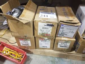 lot 244 image: Lot of (6) Single Phase Motors (in 6 boxes)