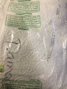 Westminster Cotton Matelass Queen Coverlet in Ivory, 50500Q-Q-IVORY, NEW
