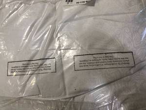 Black Label PrimaLoft Down Alternative Lightweight White Solid Cotton King Comforter, C2G3-K-WHITE, NEW