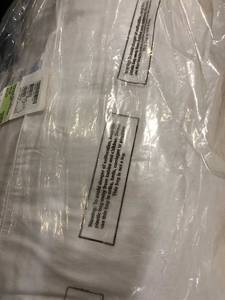 Reading Wedge Feather and Down Firm Density Pillow Insert, PP56-RWL-WHITE, NEW
