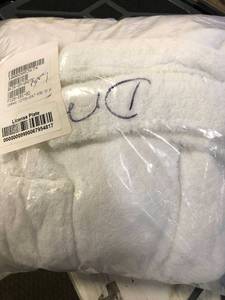 Cotton Adult SmallMedium White Bath Robe, RK34-SM-WHITE, NEW