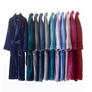 Deluxe Fleece Womens Robe, 67007-XL-NAVY-BLUE, NEW