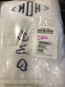 Cotton White Solid Turkish Cotton Bath Towel, VK37-BATH-WHITE, NEW