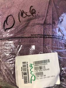 Legends Regal Purple Sage Solid Egyptian Cotton Bath Sheet, VJ92-BSH-PURSAGE, NEW