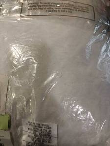TCS Down Firm 20 in. x 20 in. Decorative Pillow, PP56-20-WHITE, NEW