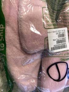 Womens and Mens Deluxe Wool Slippers Pink S,69002-S-PTL-PNK, NEW