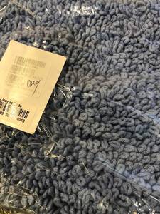 Cotton Chunky Loop Blue Water 24 in. Contour Bath Rug, VJ46-CON-BLUE-WATER, NEW