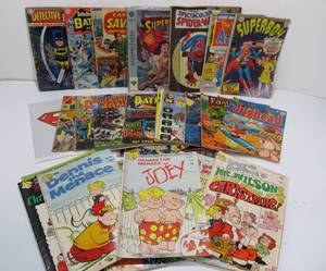 lot 56 image: Lot of Vintage etc Comic Books 