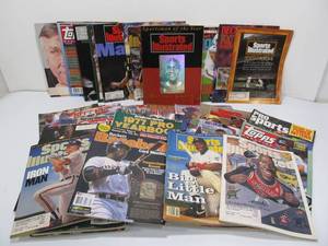 lot 60 image: Large Lot of Beckett Sports Cards Price Guides Sports Illustrated Magazines & Others