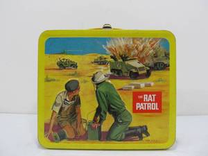lot 61 image: Vintage 1967 RAT PATROL Metal Lunch Box