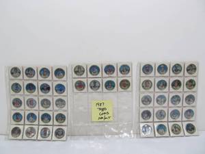 lot 51 image: 1987 Topps Complete Baseball Coin Set