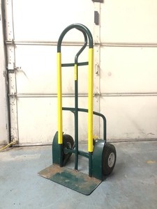 lot 296 image: Heavy Duty Wide Model HARPER Industrial 2-Wheel Dolly Hand Truck