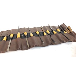 lot 333 image: Vintage MIFER Woodworking Chisel Set