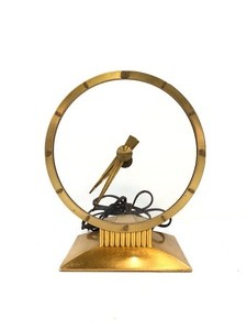 lot 340 image: Mid Century Jefferson Golden Hour Electric Mystery Clock
