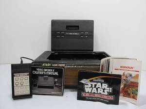 lot 124 image: Vintage Sears Video Arcade Video Game System & Atari Games