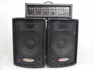 lot 126 image: HARBINGER Speaker & Mixer Set