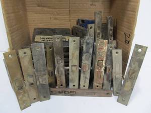 lot 132 image: Large Lot of Antique Brass etc Door Locks