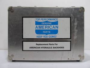 lot 256 image: Vintage Salesman Sample O-Ring Seals Metal Case - American Hydraulic Backhoes