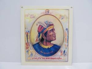 lot 283 image: 25th Annual Old Sleepy Eye Collectors Convention MN Porcelain Sign