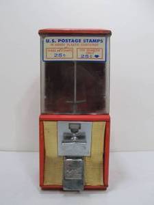 lot 218 image: Vintage Northwestern CandyUS Stamp Vending Machine