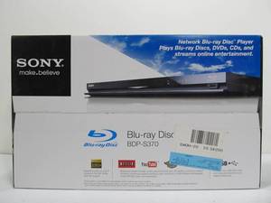 lot 224 image: Brand New SONY Model BDP-S370 Blu-Ray DVD CD & TV Streaming System