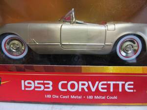 lot 343 image: American Muscle Diecast Metal 1953 Corvette
