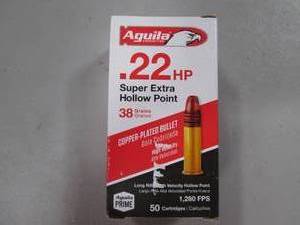 Aguila 22 Long Rifle Copper-Plated ...