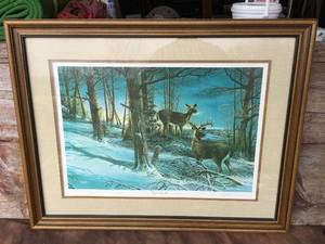 lot 69 image: Terry Redlin Night Watch Signed and Numbered Print