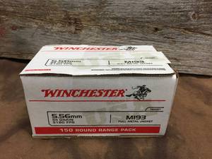 lot 78 image: Winchester 5.56mm 150round Range Pack Ammo