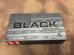 lot 79 image: Hornady Black 6.5 Creedmoor 20 Cartridge Box Ammo