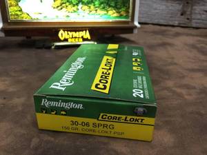 lot 114 image: Remington 30-06 SPRG 20 Cartridge Ammo