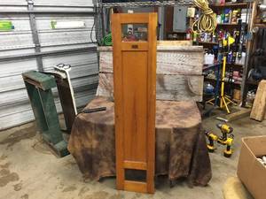 lot 126 image: Vintage Wooden Locker Door