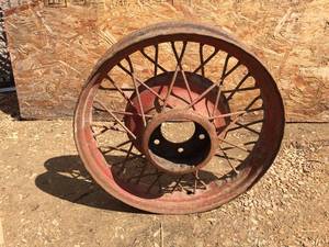 lot 95 image: Antique Automotive WheelRim