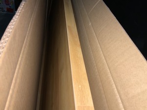 lot 26 image: HUSKY READY-TO-ASSEMBLE 72 IN. SOILD WOOD TOP FOR 6FT. WORKBENCH. SEE PICTURES