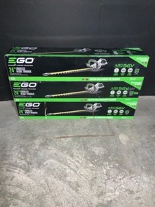 lot 37 image: EGO POWER HT2411 24 IN. 56-VOLT BATTERY HEDGE TRIMMER KIT. (TOOL ONLY) SEE PICTURES