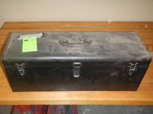 Metal Tool Box with Removable Tray
