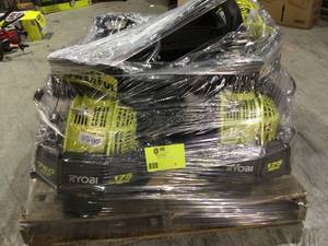 Lot of 5 Ryobi BackPack Blowers open box customer returns not tested see pictures