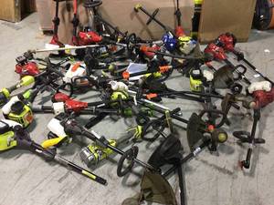 Lot of assorted Weed Eaters used customer Returns various models and conditions