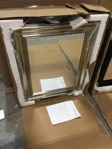 Lot of 2 Wall Decor Mirrors see pictures
