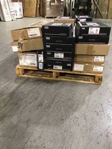 Pallet with assorted Vigo Faucets various Models most in like new condition see pictures