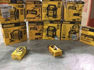 Lot of 11 DEWALT Jump Starter Tools  Power tools Orginal Customer Returns See Pics