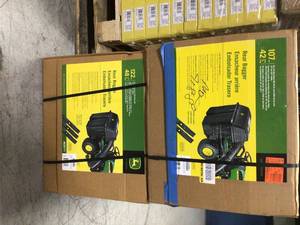 Lot of 2 John Deere Rear Bagger 42 in and 48 in open box not used see pictures