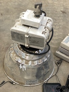 lot 19 image: (1) High-Bay Light Fixture & Lot Of Assorted Surveillance  Telecommunications Equipment